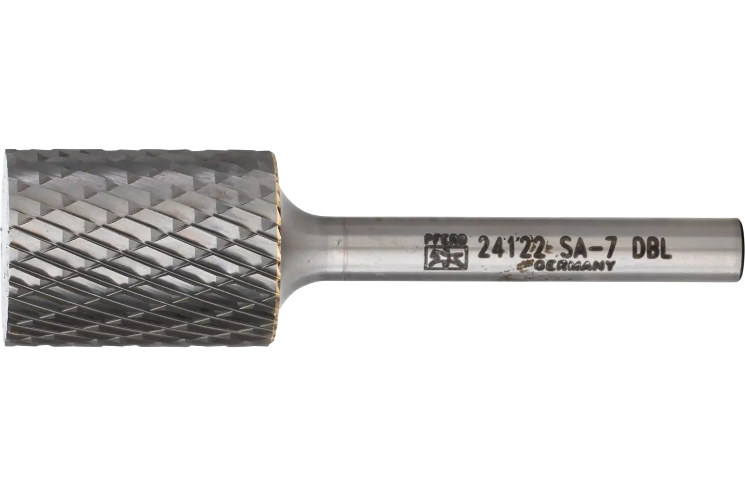 Picture of Pferd Carbide Bur SA-7 Cylindrical Uncut End Double Cut 3/4" x 1" x 1/4" Shank